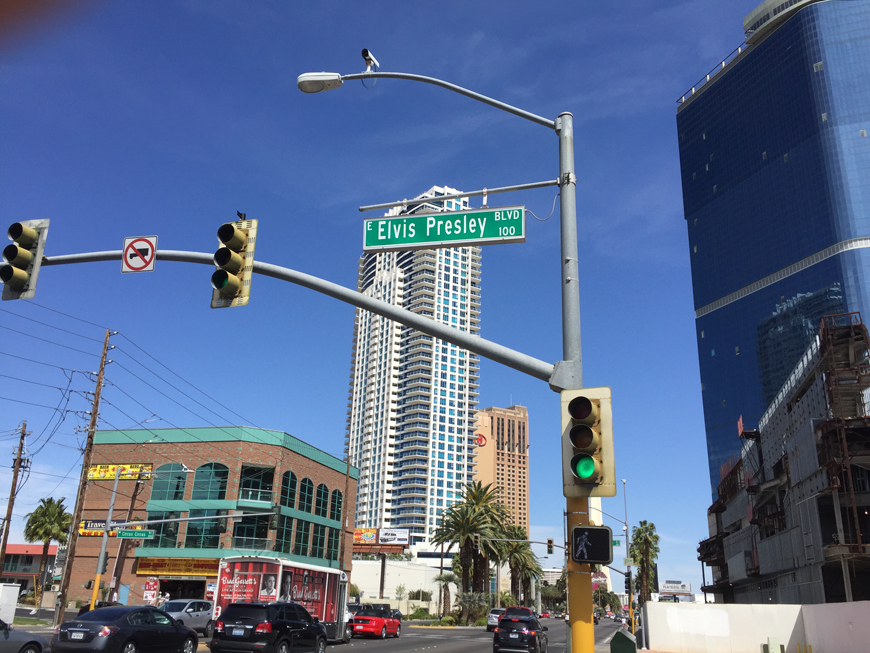 Elvis Presley Blvd. in Las Vegas